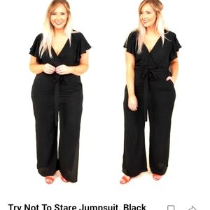 Chic Soul pantsuit romper - 3X